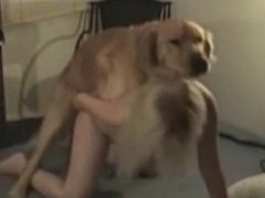 Caiu no WhatsApp vídeo de uma loirinha gostosa dando pro cachorro